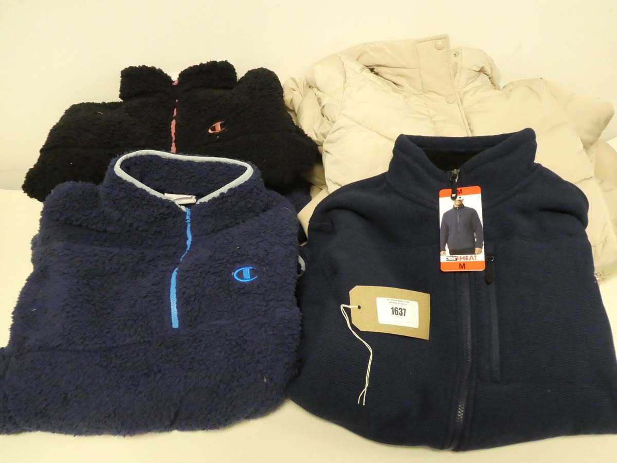 +VAT 5 mens and womens coats/jackets. To include Andrew Marc, Champion & 32 Degree Heat.