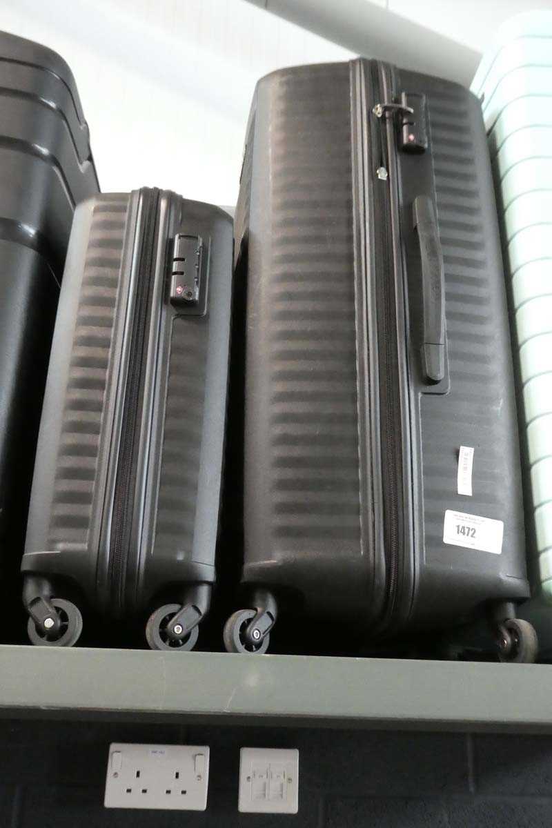 +VAT American Tourister 2 piece suitcase set in black