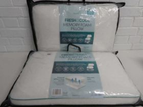 +VAT 2 snuggledown fresh & cool memory foam pillows