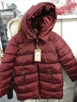 +VAT Ladies DKNY coat. Colour: Red Size: Small