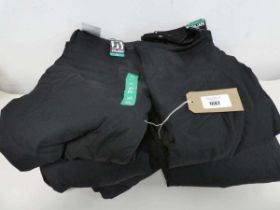 +VAT x6 pairs of Pajar Canada black trousers.