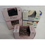 +VAT 3 boxed pairs of ladies totes pillowstep slippers together with 2 boxed pairs of ladies