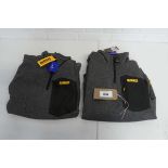 +VAT 2 DeWalt 1/4 zip work fleeces (both size L), both in grey