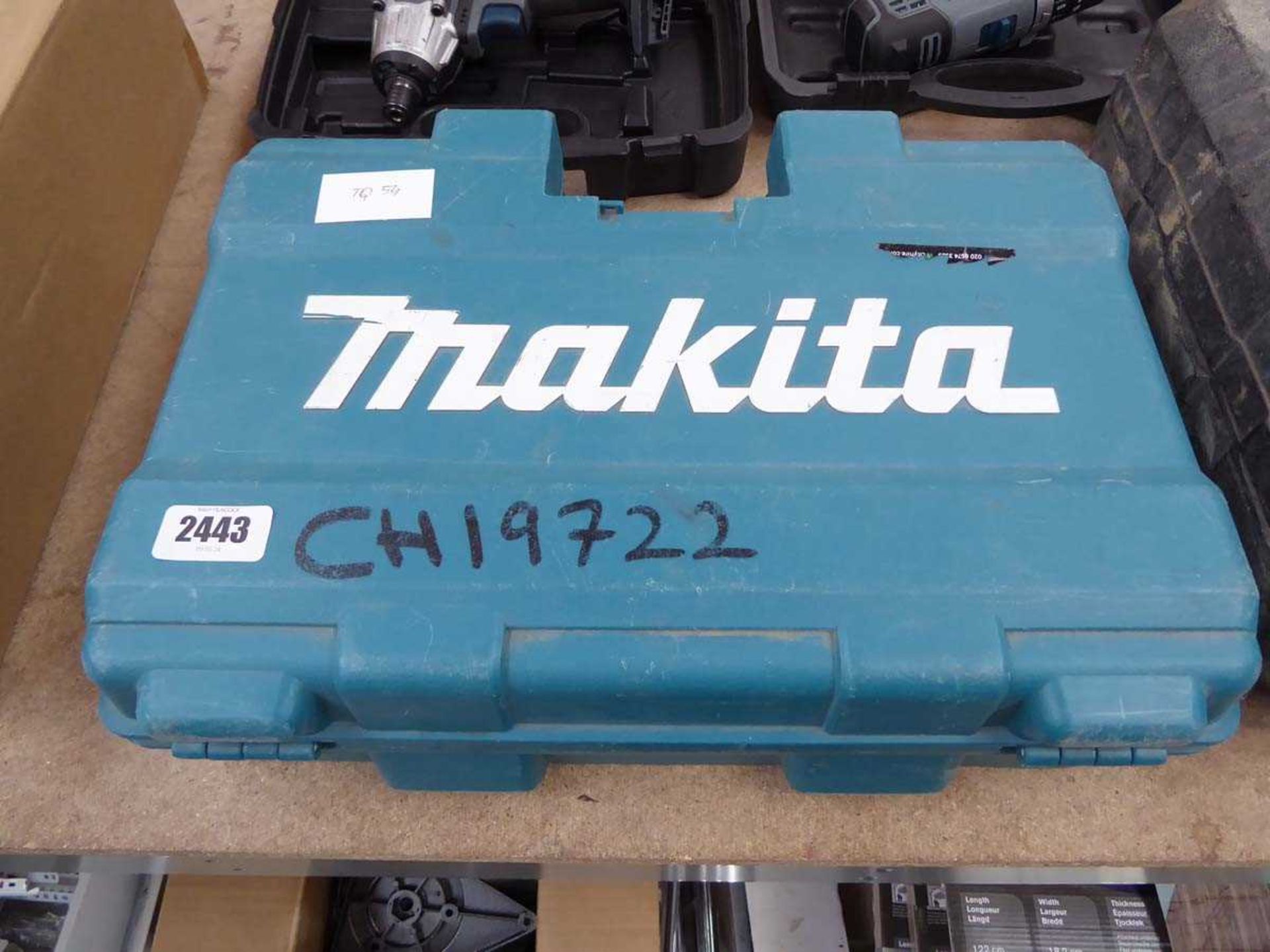 Cased Makita 110V angle grinder - Image 2 of 2