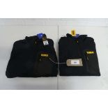 +VAT 2 DeWalt 1/4 zip work fleeces (both size L), both in navy