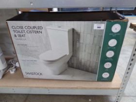 +VAT Boxed Tavistock close coupled WC