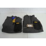 +VAT 2 DeWalt 1/4 zip work fleeces (both size L), both in grey