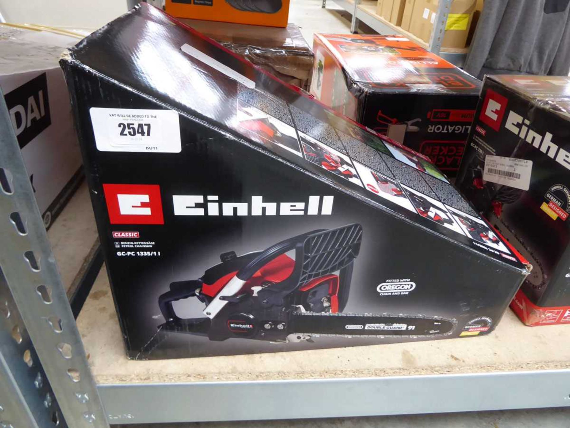 +VAT Boxed Einhell petrol chainsaw (GC-PC1335/11)