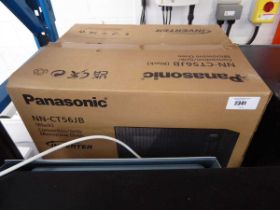 +VAT Boxed Panasonic convection/ grill/ microwave oven in black (NN-CT56JB)