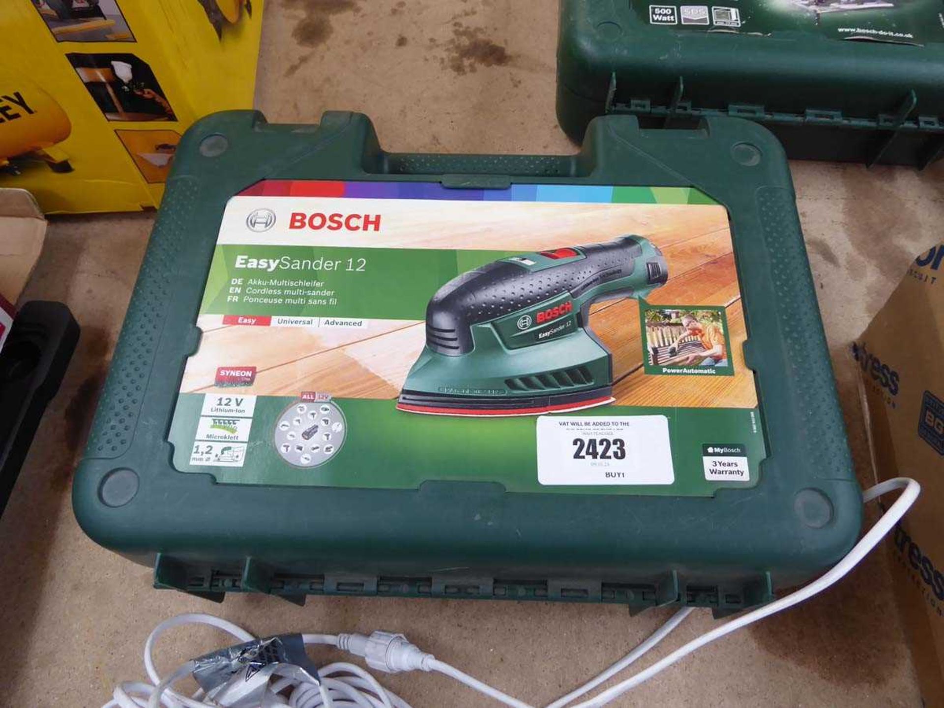 +VAT Cased Bosch cordless multi sander