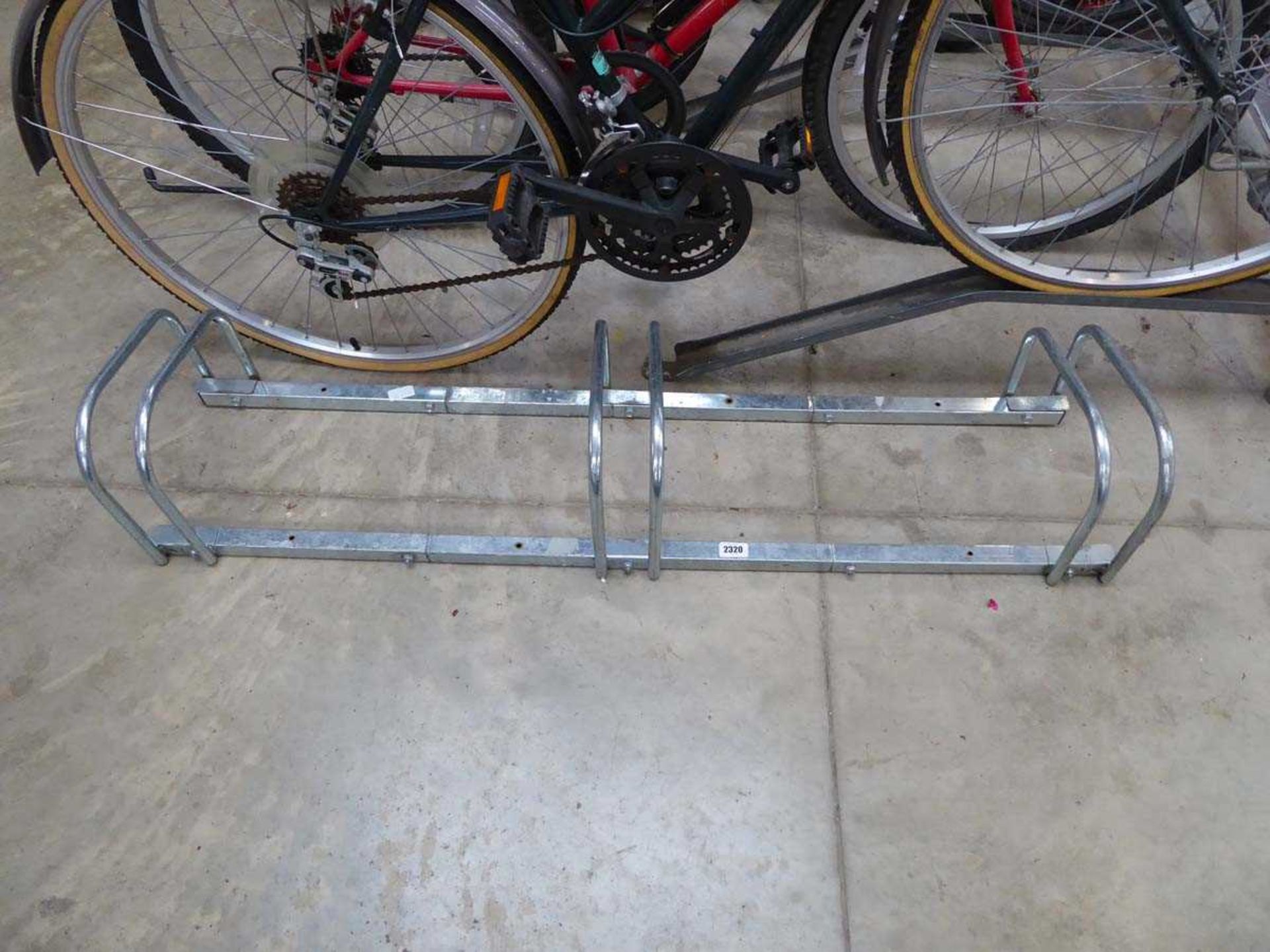 3 section bike rack