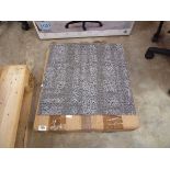 Box containing large quantity of grey carpet tiles