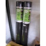2 30x1m roll of weed control fabric