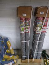 4 rolls of 10m x 0.9m galvanised wire fencing