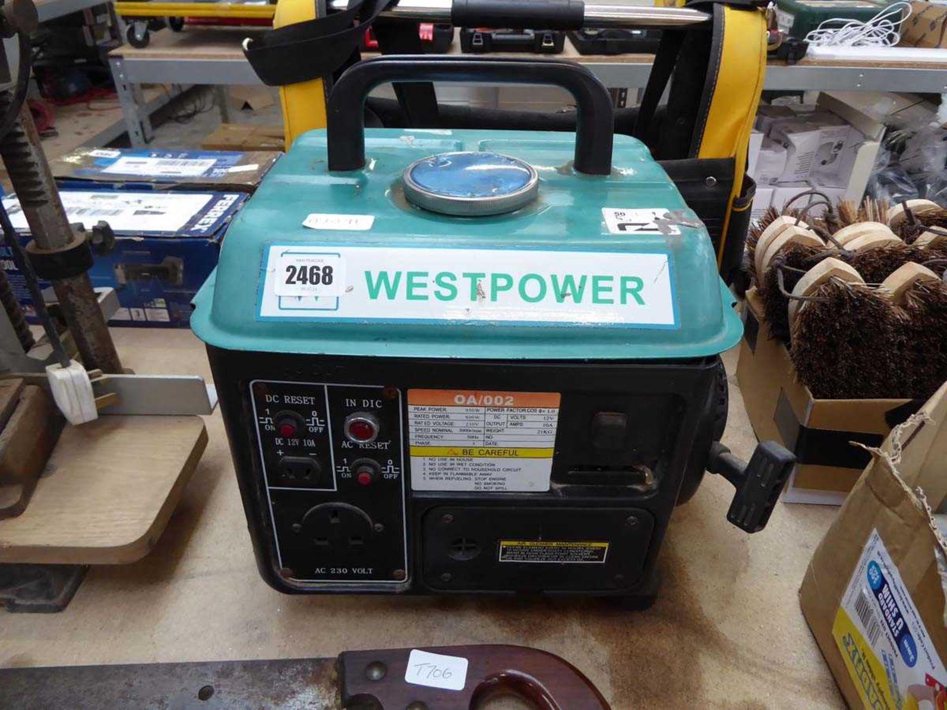 West Power petrol generator