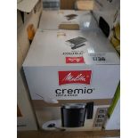 +VAT 2 boxed Melitta Cremio hot and cold milk frothers