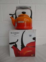 +VAT Le Creuset kettle in orange, boxed