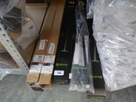 +VAT 4 Gravity speaker pole systems with 2 Ibiza tube lighting sets