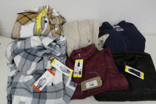 +VAT Approx. 9 mens and womens jackets or body warmers