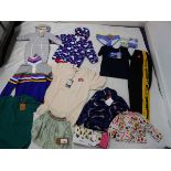 Selection of branded children's clothing to include Blade & Rose, Petit Bateau, Frugi, The White