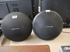 2 Harman Kardon bluetooth speakers (1 with broken leg)