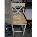 Kitchen stool in cream