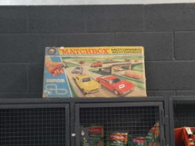 Matchbox motorised motorway set in box