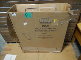 Boxed boucle headrest