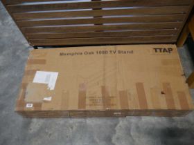 Memphis Oak TV stand, boxed