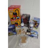 +VAT Selection of toys incl. Bluey night light torch and sleep timer play set, 2 Henry Hoovers, Iron