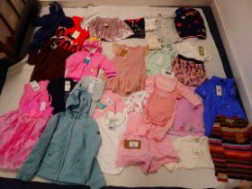 Selection of branded children's clothing to include Jojo Maman Bebe, Paul Smith, Boden, etc