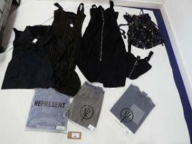 +VAT Selection of clothing to include Represent, Thrudark and Disturbia