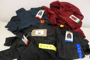 +VAT Approx. 20 womens Mondetta quarter zip jumpers.