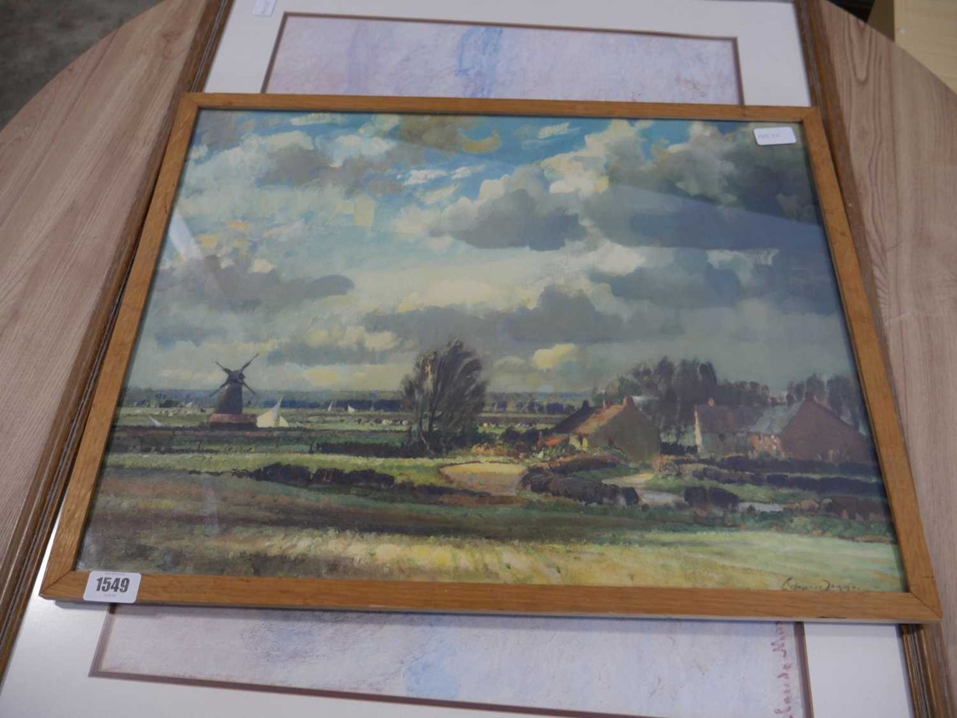 Framed print by Sego with a framed print by Monet - Image 2 of 2