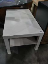 White coffee table