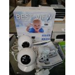 +VAT Best View digital baby monitor with Baby Sense dual camera monitor