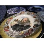 Quantity of collectable plates to include Royal Doulton Shakespeare Editions, Royal Doulton Historic