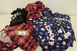 +VAT Mixed bag of ladies loungewear/pyjama sets by DKNY or Calvin Klein