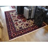 Hand made Afghan rug (206 x 160cm)