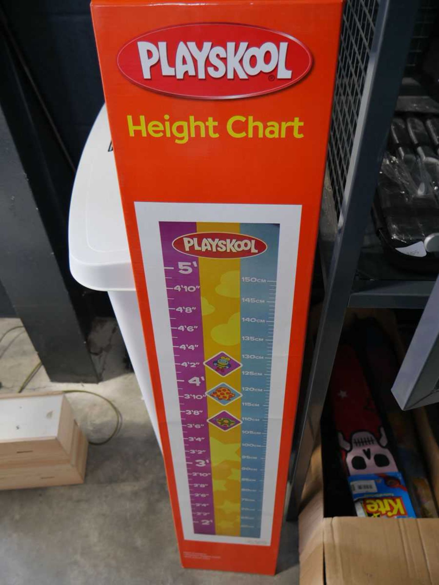 Box containing a quantity of Kingfisher kites, together with a Playschool height chart - Image 2 of 2