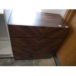 Wooden chest of 4 drawers