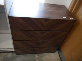 Wooden chest of 4 drawers