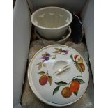 Various Royal Worcester chinaware together with other chinaware