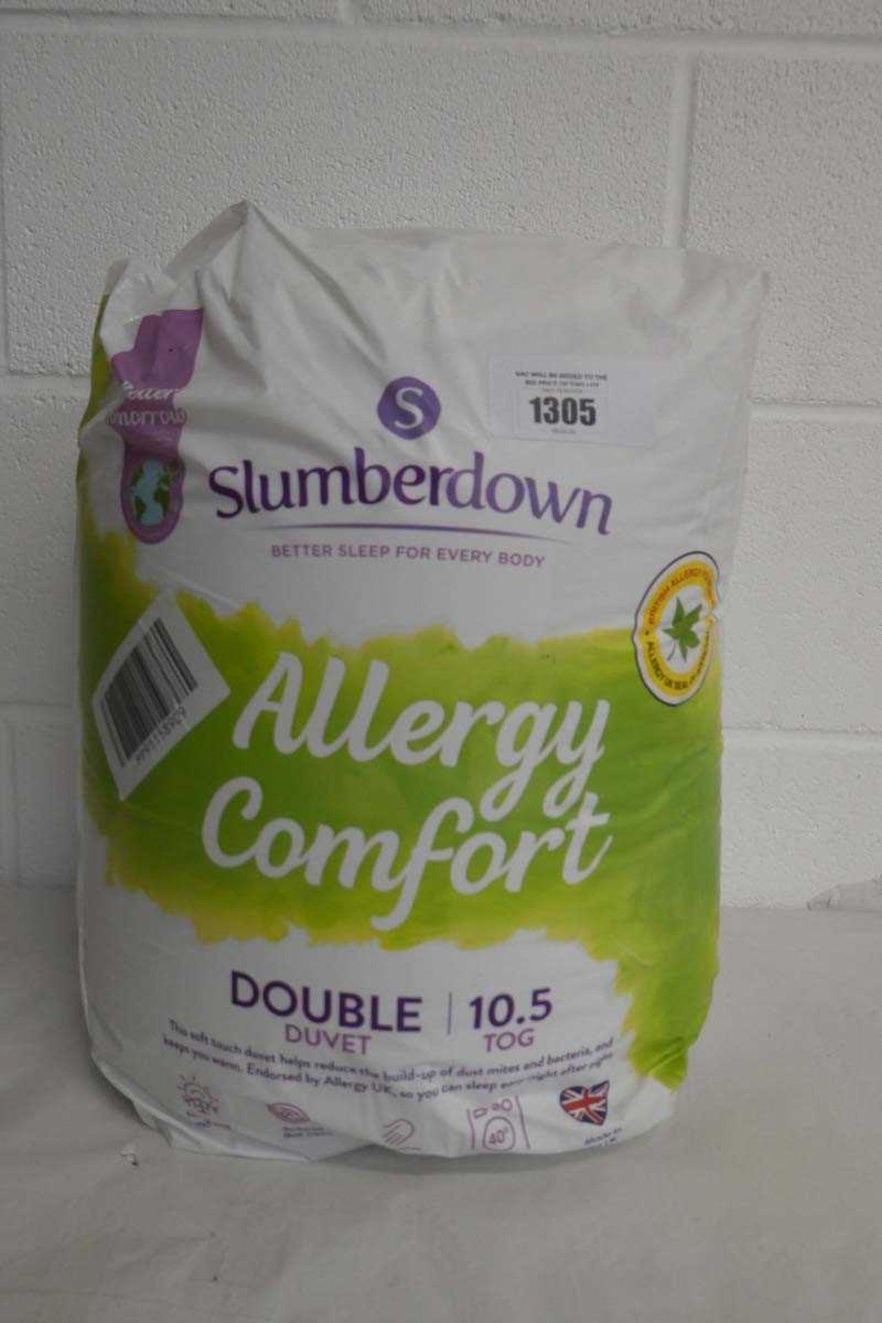 +VAT Slumberdown Allergy Comfort 10.5 tog duvet (double)