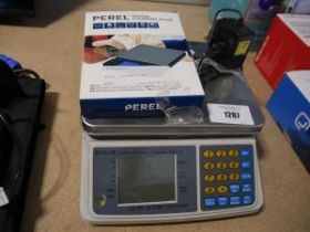 +VAT Scalix counting scale with Peril digital counting scale