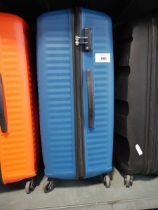 +VAT American Tourister in blue Suitcase locked