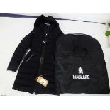 +VAT Mackage farren coat in black size small with garment bag