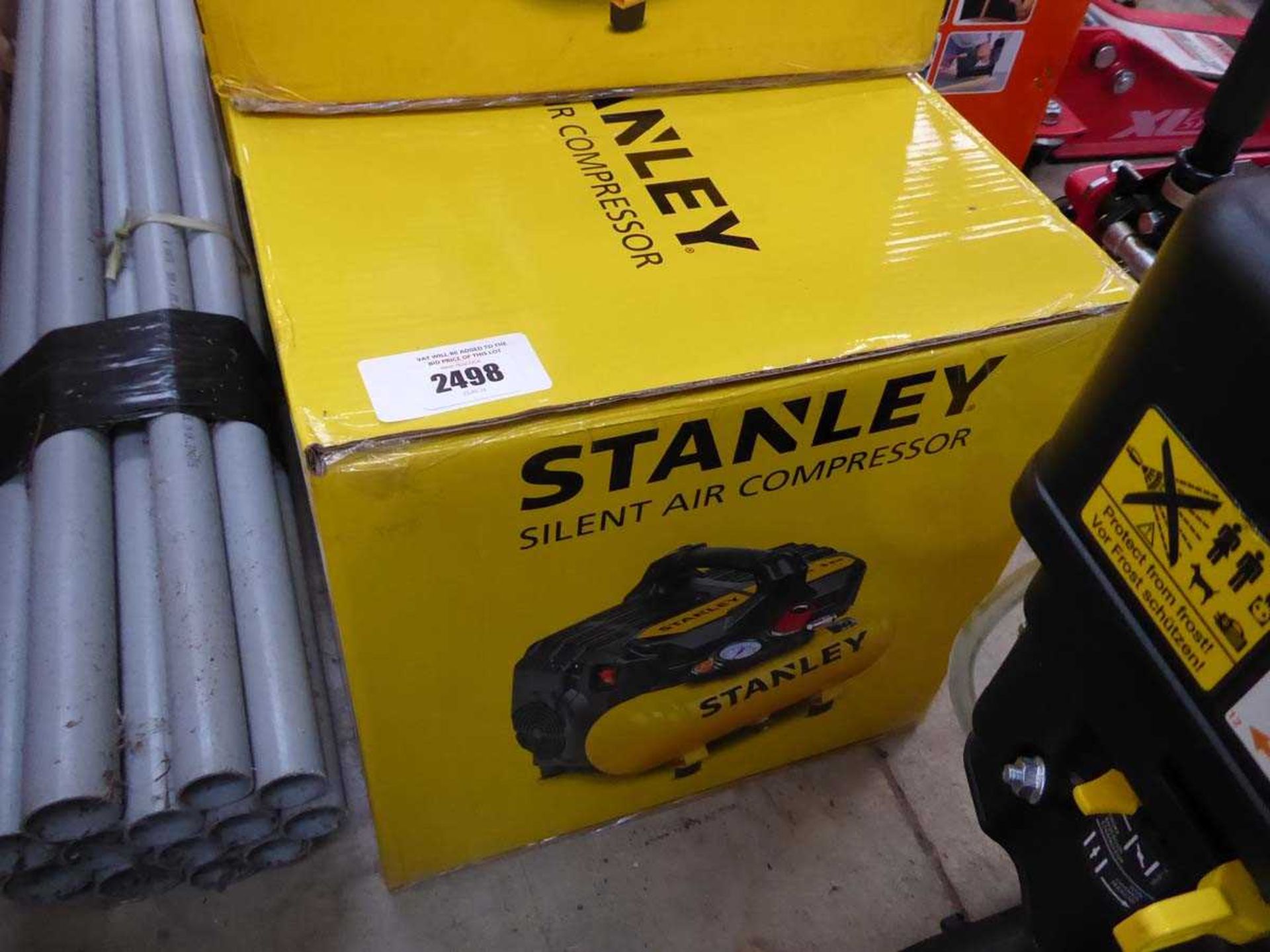 +VAT Boxed Stanley Silent air compressor