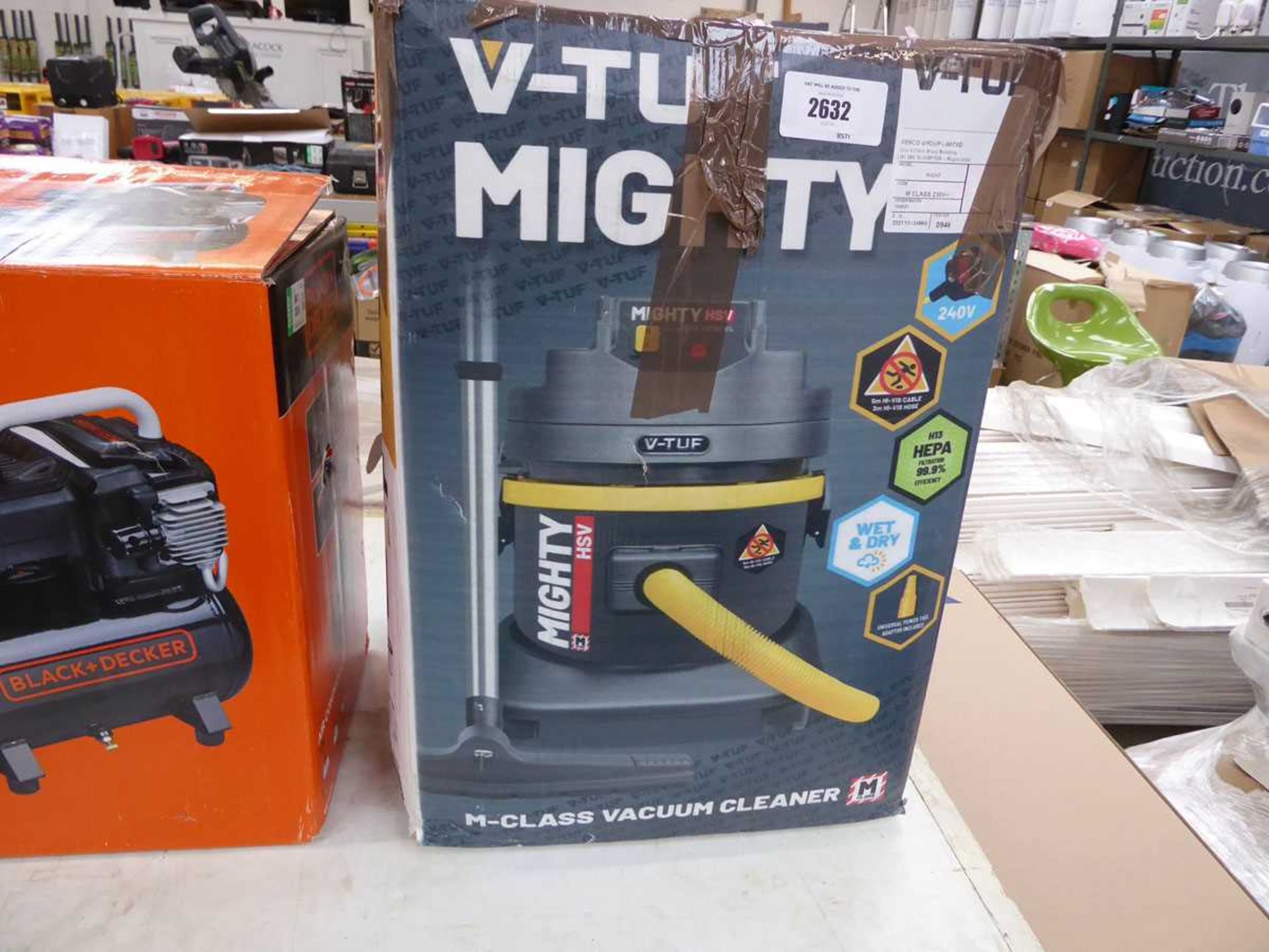 +VAT Boxed V-TUF vacuum cleaner