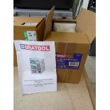 +VAT Boxed Duratool DC regulated power supply